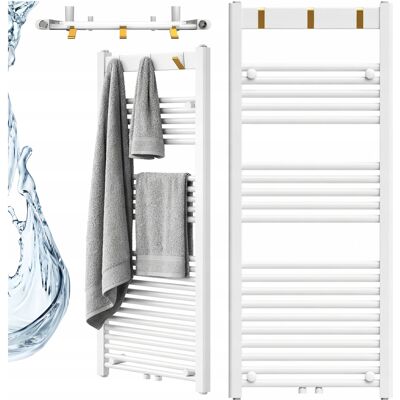 Hydrosan GRZEJNIK ŁAZIENKOWY WODNY PIONOWY DRABINKOWY 120x50 BIAŁY YASUR Hydrosan GRZEJNIK ŁAZIENKOWY WODNY PIONOWY DRABINKOWY 120x50 BIAŁY YASUR