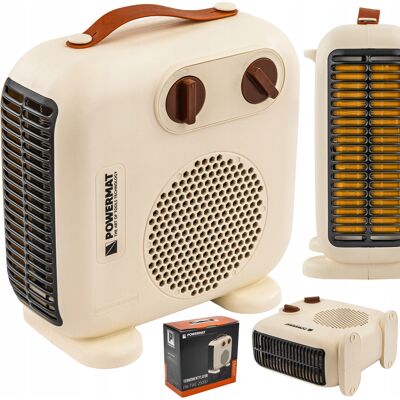 Powermat Grzejnik Termowentylator Elektryczny Farelka Pionowy Poziomy Termostat 2 Kw Powermat Grzejnik Termowentylator Elektryczny Farelka Pionowy Poziomy Termostat 2 Kw