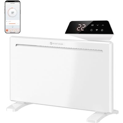 Homcom Inteligentny Grzejnik Panelowy 1500 W, Wolnostojący/do Montażu Ściennego Homcom Inteligentny Grzejnik Panelowy 1500 W, Wolnostojący/do Montażu Ściennego