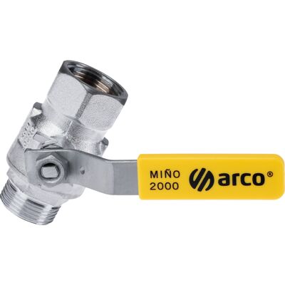 Arco Mino 2000 Zawór Kulowy Gazowy, 1gz X 1gw, Uchwyt Motylkowy Arco Mino 2000 Zawór Kulowy Gazowy, 1gz X 1gw, Uchwyt Motylkowy