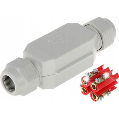 Mufa przelotowa Gelbox DINO IP68 RayTech Mufa przelotowa Gelbox DINO IP68 RayTech