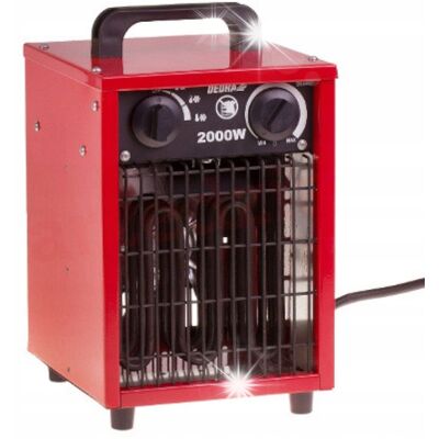 DEDRA Nagrzewnica Elektryczna 2kw Farelka Termostat Regulacja Temperatury 230v DEDRA Nagrzewnica Elektryczna 2kw Farelka Termostat Regulacja Temperatury 230v