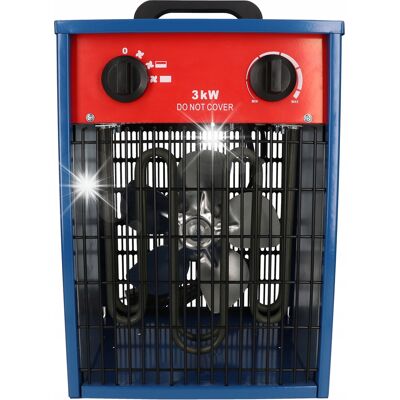 Nagrzewnica elektryczna 3000W IPX4 Termostat Do 30m2 Blaupunkt IPX4 EH9010 Nagrzewnica elektryczna 3000W IPX4 Termostat Do 30m2 Blaupunkt IPX4 EH9010