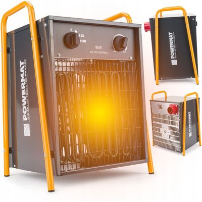 Powermat Nagrzewnica Elektryczna 9kw 400v Z Termostatem Farelka Dmuchawa Grzejnik Powermat Nagrzewnica Elektryczna 9kw 400v Z Termostatem Farelka Dmuchawa Grzejnik