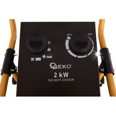 Geko Nagrzewnica Elektryczna Przemysłowa Farelka Grzejnik Z Termostatem 2kw 230v Geko Nagrzewnica Elektryczna Przemysłowa Farelka Grzejnik Z Termostatem 2kw 230v