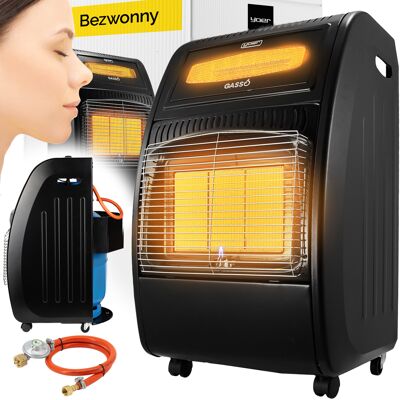 Piecyk Gazowy Na Butlę 2w1 Grzejnik Gaz Lpg Yoer 5,7kw +reduktor +farelka Piecyk Gazowy Na Butlę 2w1 Grzejnik Gaz Lpg Yoer 5,7kw +reduktor +farelka