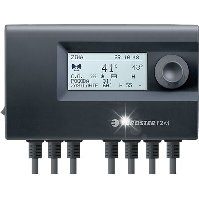 Programowalny Sterownik Euroster Eur-12m Regulacja Temperatury Obiegu Programowalny Sterownik Euroster Eur-12m Regulacja Temperatury Obiegu
