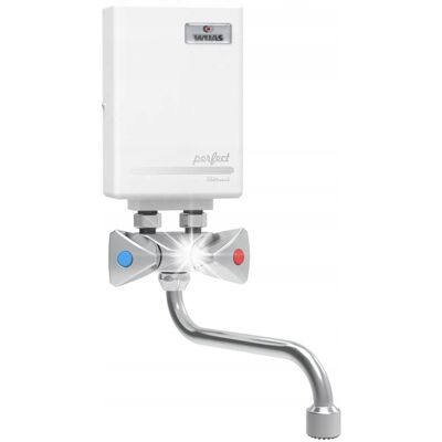 Wijas Przepływowy Ogrzewacz Wody 3,5 Kw Z Baterią I Wylewką L-150mm 230v Perfect Wijas Przepływowy Ogrzewacz Wody 3,5 Kw Z Baterią I Wylewką L-150mm 230v Perfect