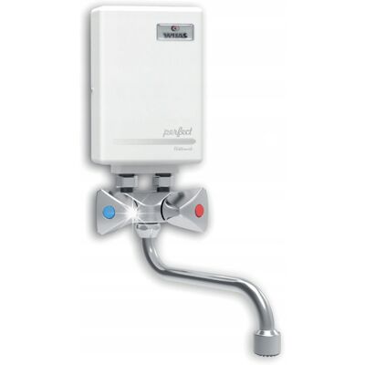 Wijas Przepływowy Ogrzewacz Wody 5,0 Kw Z Baterią I Wylewką L-150mm 230v Perfect Wijas Przepływowy Ogrzewacz Wody 5,0 Kw Z Baterią I Wylewką L-150mm 230v Perfect