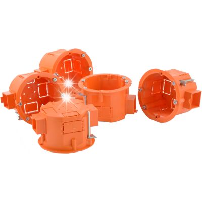 PAWBOL Puszka do płyt fi:60mm podtynkowa płytka 100szt PAWBOL Puszka do płyt fi:60mm podtynkowa płytka 100szt