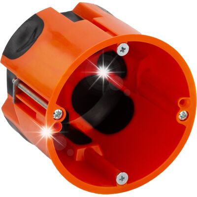 PAWBOL PUSZKA INSTALACYJNA fi 60mm PODTYNKOWA DO NIDY GŁĘBOKA WIATROSZCZELNA 110x PAWBOL PUSZKA INSTALACYJNA fi 60mm PODTYNKOWA DO NIDY GŁĘBOKA WIATROSZCZELNA 110x