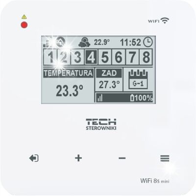 Regulator Sterownik Grzejników Moduł Wifi 8sp Tech Regulator Sterownik Grzejników Moduł Wifi 8sp Tech