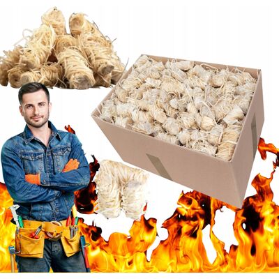 Inny producent Rozpałka Podpałka Do Kominka Pieca Grila Wełna Drzewna Ognisko Eco 2kg Dom Inny producent Rozpałka Podpałka Do Kominka Pieca Grila Wełna Drzewna Ognisko Eco 2kg Dom