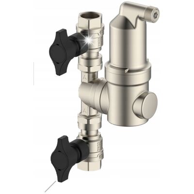IBO Separator Filtr Magnetyczny Zanieczyszczedń Powietrza Mosiężny + Zawory IBO Separator Filtr Magnetyczny Zanieczyszczedń Powietrza Mosiężny + Zawory