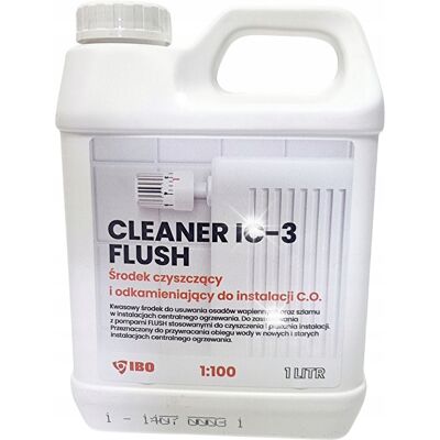 IBO Środek Preparat Płyn Kwasowy Czyszczący Odkamieniający Cleaner Ic-3 Flush IBO Środek Preparat Płyn Kwasowy Czyszczący Odkamieniający Cleaner Ic-3 Flush