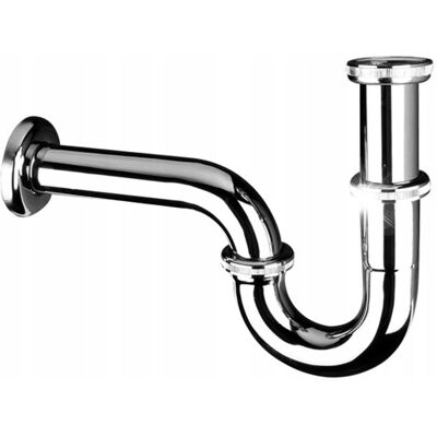 McAlpine Syfon Odpływ Umywalkowy Rurowy Ozdobny Mosiężny Chromowany Fi 32mm Solidny McAlpine Syfon Odpływ Umywalkowy Rurowy Ozdobny Mosiężny Chromowany Fi 32mm Solidny