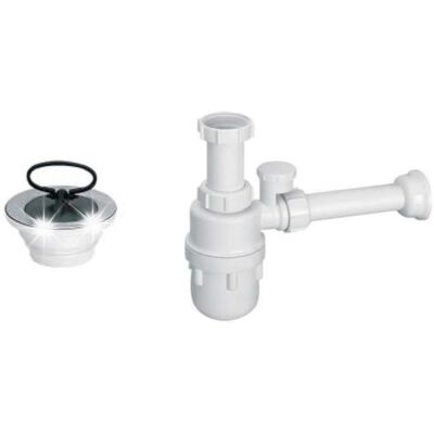 McAlpine Syfon Umywalkowy Butelkowy Z Napowietrznikiem Do Łazienki Biały Mocny 32mm McAlpine Syfon Umywalkowy Butelkowy Z Napowietrznikiem Do Łazienki Biały Mocny 32mm