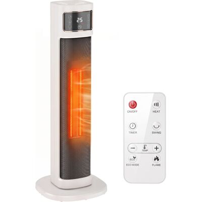 Homcom Termowentylator Ceramiczny 2 Kw, 4 Tryby, Termostat, Pilot, Energooszczędny Homcom Termowentylator Ceramiczny 2 Kw, 4 Tryby, Termostat, Pilot, Energooszczędny