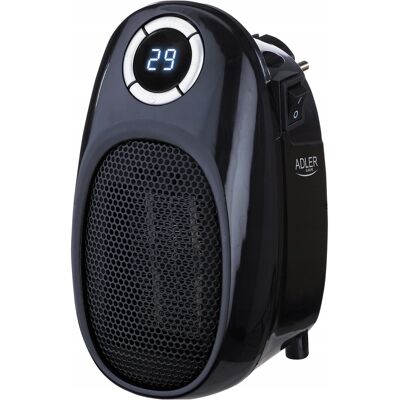 Termowentylator Gniazdkowy Czarny Ad 7726 Adler Termowentylator Gniazdkowy Czarny Ad 7726 Adler