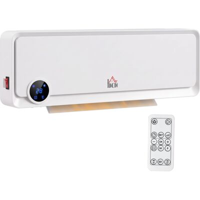 Homcom Termowentylator Ścienny 2000 W, Ceramiczny Grzejnik Z Pilotem I Timerem Homcom Termowentylator Ścienny 2000 W, Ceramiczny Grzejnik Z Pilotem I Timerem