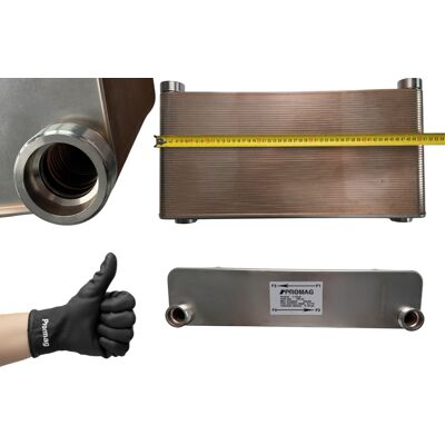 Promag Wymiennik Ciepła Płytowy Wydajny Moc Ogrzewania 100 Płyt 6/4' 400 Kw Promag Wymiennik Ciepła Płytowy Wydajny Moc Ogrzewania 100 Płyt 6/4' 400 Kw