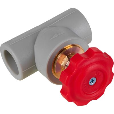 Sigma Zawór Grzybkowy 25 Pp-R Czerwony Sigma Zawór Grzybkowy 25 Pp-R Czerwony