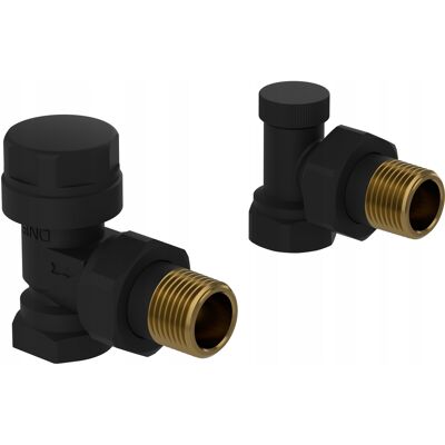 Hydrosan ZAWÓR KĄTOWY GRZEJNIKOWY ZASILAJĄCY ODCINAJĄCY 1/2'' CZARNY ZG-BL-6 ZESTAW Hydrosan ZAWÓR KĄTOWY GRZEJNIKOWY ZASILAJĄCY ODCINAJĄCY 1/2'' CZARNY ZG-BL-6 ZESTAW