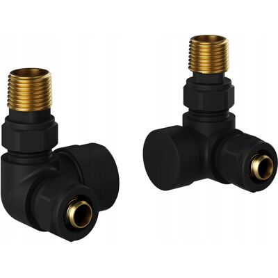 Hydrosan ZAWÓR OSIOWY GRZEJNIKOWY ZASILAJĄCY ODCINAJĄCY 1/2'' CZARNY ZG-BL-1 ZESTAW Hydrosan ZAWÓR OSIOWY GRZEJNIKOWY ZASILAJĄCY ODCINAJĄCY 1/2'' CZARNY ZG-BL-1 ZESTAW