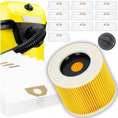 Wertis 10x WORKI DO ODKURZACZA KARCHER WD 3 + FILTR SE 4001 WD2 PLUS KWD3 V17 V15 Wertis 10x WORKI DO ODKURZACZA KARCHER WD 3 + FILTR SE 4001 WD2 PLUS KWD3 V17 V15
