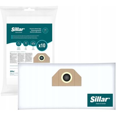 Sillar 10x Worki do odkurzacza Karcher WD2 WD3 200 MV3 SE4001 4002 KWD1 KWD2 KWD3 Sillar 10x Worki do odkurzacza Karcher WD2 WD3 200 MV3 SE4001 4002 KWD1 KWD2 KWD3