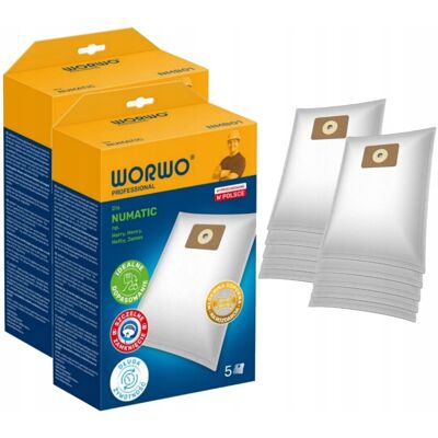 10x Worki do odkurzacza NUMATIC NMB01 Worwo 10x Worki do odkurzacza NUMATIC NMB01 Worwo