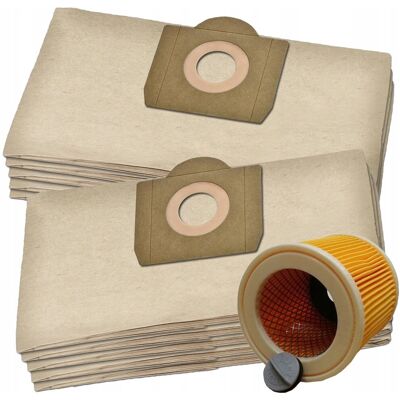 Profi&Home 10x WORKI FILTR DO ODKURZACZA KARCHER WD3 200 MV3 WD2 PLUS SE4001 WD3 KWD3 Profi&Home 10x WORKI FILTR DO ODKURZACZA KARCHER WD3 200 MV3 WD2 PLUS SE4001 WD3 KWD3