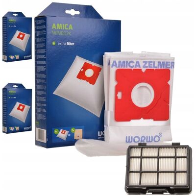 Worwo 12x WORKI do AMICA ORA YUGO SURAZO VM + filtr HEPA Worwo 12x WORKI do AMICA ORA YUGO SURAZO VM + filtr HEPA