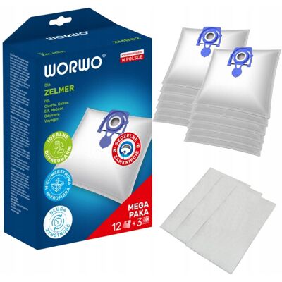 Worwo 12X Worki Do Odkurzacza Zelmer Odyssey Meteor 2 Antek Elf 2 3 Clarris Cobra Worwo 12X Worki Do Odkurzacza Zelmer Odyssey Meteor 2 Antek Elf 2 3 Clarris Cobra