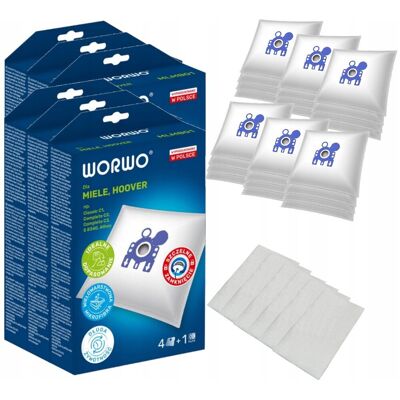 Worwo 24x Worki do odkurzacza MIELE Complete C3 Worwo 24x Worki do odkurzacza MIELE Complete C3