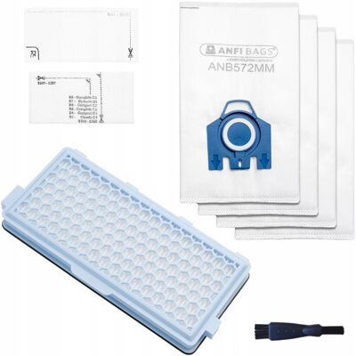 Inny producent 4 Worki + 2 filtry Do Odkurzacza MIELE C3 C2 Classic C1 + 1x Filtr Węglowy Inny producent 4 Worki + 2 filtry Do Odkurzacza MIELE C3 C2 Classic C1 + 1x Filtr Węglowy