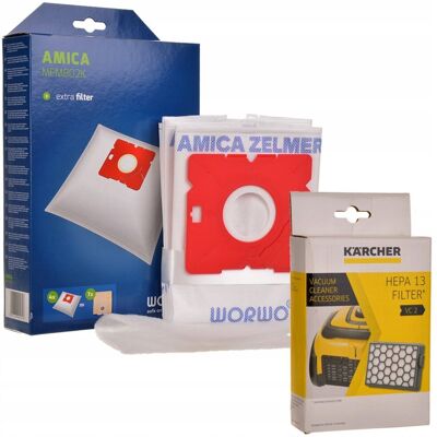 Worwo 4x Worki FILTR zmywalny KARCHER VC 2, VC2 PREMIUM Worwo 4x Worki FILTR zmywalny KARCHER VC 2, VC2 PREMIUM