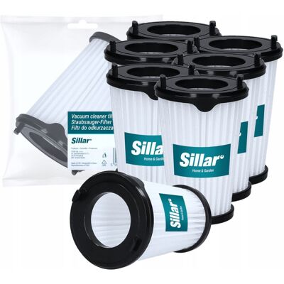 Sillar 6 Filtry zmywalne do odkurzacza Elektrolux Ergorapido EER7ALLRGY EER7ANIMAL Sillar 6 Filtry zmywalne do odkurzacza Elektrolux Ergorapido EER7ALLRGY EER7ANIMAL