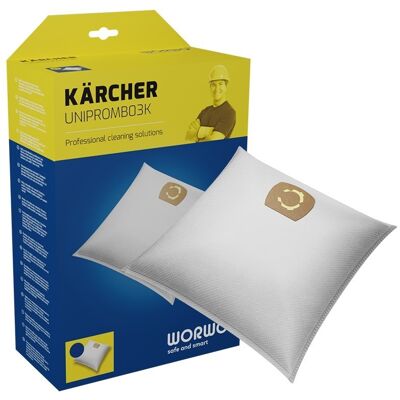 WORWO - UNIPROMB03K - WD4/WD5 - 9 pcs - Torebka odkurzacza WORWO - UNIPROMB03K - WD4/WD5 - 9 pcs - Torebka odkurzacza
