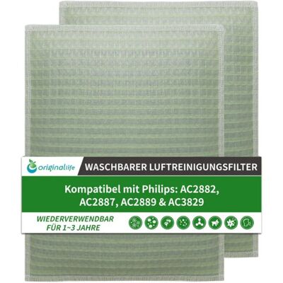 Akuku Filtr do Philips AC3829 zmywalny 3D GECOMAT 37x28,4x6cm wielorazowy 2 SZTUK Akuku Filtr do Philips AC3829 zmywalny 3D GECOMAT 37x28,4x6cm wielorazowy 2 SZTUK