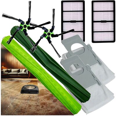 Bounn iRobot Roomba filtr szczotki worki zestaw do odkurzacza S9+ 8 szt akcesoria Bounn iRobot Roomba filtr szczotki worki zestaw do odkurzacza S9+ 8 szt akcesoria