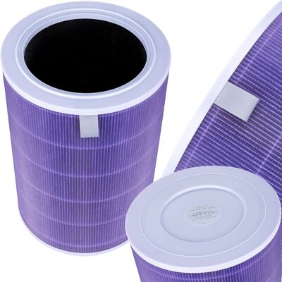 Inny producent Rosfix Filtr HEPA do Oczyszczacza Powietrza – Antybakteryjny 4-Warstwowa Filtracja 360° Chip RFID PM2.5 99,7% Kompatybilny z Xiaomi Inny producent Rosfix Filtr HEPA do Oczyszczacza Powietrza – Antybakteryjny 4-Warstwowa Filtracja 360° Chip RFID PM2.5 99,7% Kompatybilny z Xiaomi