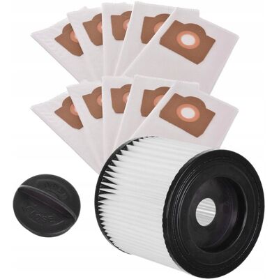 Techkar Worki 10szt + Filtr ZMYWALNY do Karcher NT 27/1 Me Techkar Worki 10szt + Filtr ZMYWALNY do Karcher NT 27/1 Me