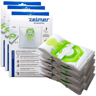 Worki do odkurzacza Zelmer Sirius Orion ZVCA200B 12 Szt. + 3 Filtry Worki do odkurzacza Zelmer Sirius Orion ZVCA200B 12 Szt. + 3 Filtry