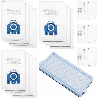 Areose Zestaw do odkurzacza MIELE C3 C2 - worki 12szt + 1 filtr węglowy Areose Zestaw do odkurzacza MIELE C3 C2 - worki 12szt + 1 filtr węglowy