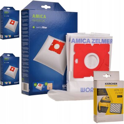 Worwo 12x Worki Filtr Zmywalny Karcher Vc 2, Vc2 Premium Worwo 12x Worki Filtr Zmywalny Karcher Vc 2, Vc2 Premium