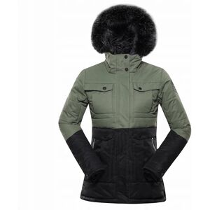 Alpine PRO Damska kurtka zimowa miejska PTX 3000 Egypa khaki r.L Alpine PRO Damska kurtka zimowa miejska PTX 3000 Egypa khaki r.L