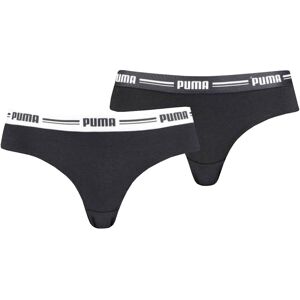 Puma Majtki damskie, Brazilian Briefs, 2 szt. 603043001-200, czarne, rozmiar S Puma Majtki damskie, Brazilian Briefs, 2 szt. 603043001-200, czarne, rozmiar S