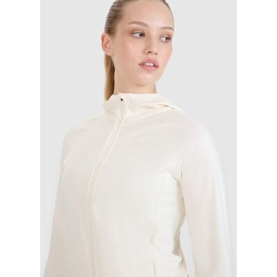 Bluza damska treningowa regular szybkoschnąca 4FRSS25TFSWF467-11S Biały Roz. S Bluza damska treningowa regular szybkoschnąca 4FRSS25TFSWF467-11S Biały Roz. S