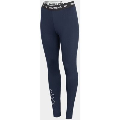 4F Legginsy treningowe szybkoschnące funkcjonalne damskie XS Granatowe 4F Legginsy treningowe szybkoschnące funkcjonalne damskie XS Granatowe